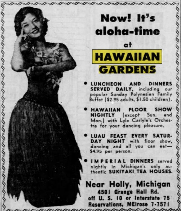 Hawaiian Gardens Resort Motel - May 1963 Ad (newer photo)